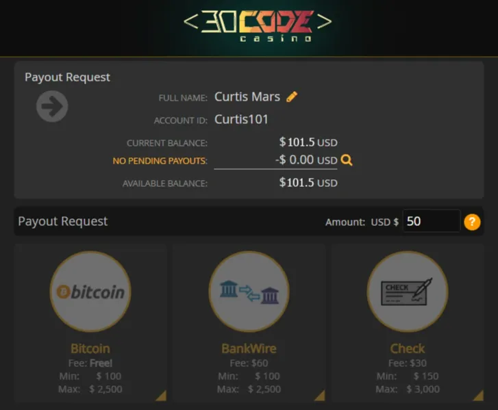 Decode Casino withdrawal 